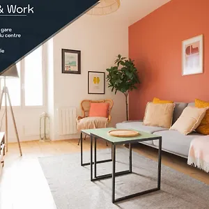 Apartamento Chill And Work / Gare Tgv / Beau T2 Renove, Rennes